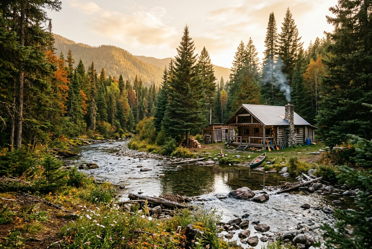 WWOOFing bij Chungo Creek Outfitters – De setting